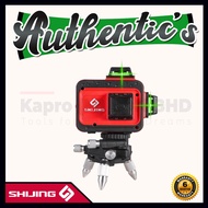 SHIJING 3D 12 lines lasers green beam 360 laser level
