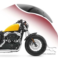 Pelindung Lumpur Depan Motosikal Custom Pendek Warna Hitam Untuk Harley Sportster XL 48 Forty Eight 