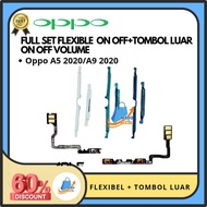 TOMBOL Oppo A5 2020/A92020 Full Set Flexible + External Volume Button