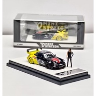 Mini Station Porsche RWB 964 GT Wing Cyberpunk 2077 Keanu Reeves Figure Limited Edition