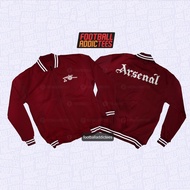 ARSENAL RETRO MAROON FOOTBALL JACKET