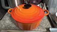 Le creuset 24cm 法國製圓形琺瑯鑄鐵鍋 24厘米 