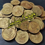 uang kuno koin 500 Rupiah melati tahun 1992