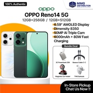 OPPO Reno 14 5G Smartphone | 12+512GB / 12+256GB | 6.59 inch AMOLED Display | 6000mAh Battery