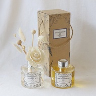 天然精油擴香瓶組/120ml/18款香氣/搭配索拉花