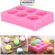MUNDAN Mould,  Silicone Silicone Mould, Baking Mould Reusable 6-Cavity  Baking Mould Candy Making