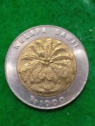 Koin RI thn 1993 Rp. 1000 kelapa sawit