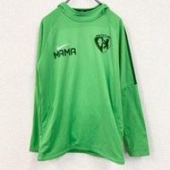 เสื้อฮู้ดแขนยาว Nike มือสอง ผ้าฝ้าย 100% ดีไซน์เรโทร สีเขียวอ่อน ไซส์เล็ก