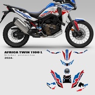 For CRF 1100L Africa Twin 2024 Africa Twin 1100 2025 Motorcycle Accessories 3D Epoxy Resin Sticker P