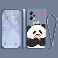 Casing xiaomi POCO X5 5G Lucky Panda soft phone case cover