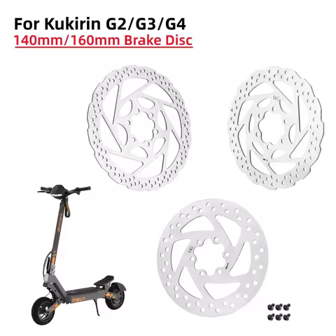 140mm 160mm Brake Disc For Kukirin G2 G2Master G2Max G3 G3Pro G4 Electric Scooter Hydraulic Disc Bra