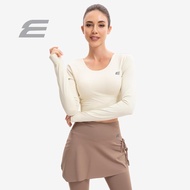 ELGINI E16410 Baju Latihan Wanita Lengan Panjang Crop UPF50 S-XXL | Women's UPF50 Long-Sleeve Traini