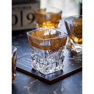 LF98 Medusa Gold Portrait Wine Glass Creative Crystal Glass Whiskey Glass Wine Glass Multifunctional