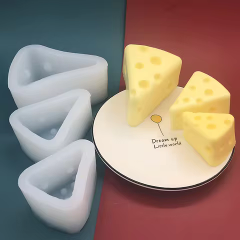 3 Sizes Cheese Slice Silicone Mold Mousse Cheese Silicone Mold, Cheesecake/Chocolate Mold, DIY Creat