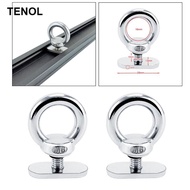 TENOL 2x 304 Boat Kayak Canoe Track Rail Eyelet Nuts Retainer Eyelet Fasteners 29x13x3mm