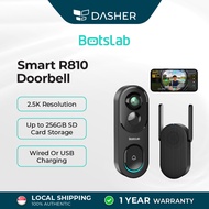 Botslab Smart Video R810 Doorbell 5MB Resolution Security Camera Home Surveillance AI Detection Batt