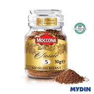 Moccona Classic Medium Roast Intensity 5 Freeze Dried Instant Coffee Jar (50g)