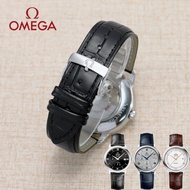 Omega Leather Strap Diefei 424 Mechanical Omega Speedmaster Seamaster Pin Buckle Watch Accessories 20mm