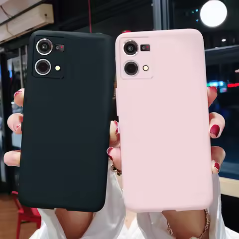 For OPPO Reno 7 Case Candy Color Silicone Soft Matte Phone Cover For OPPO Reno7 Reno 7 4G F21 Pro CP