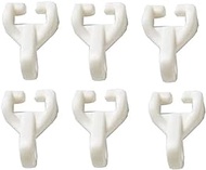 Bulk Hardware BH03626 Curtain Track Rail Gliders Hooks to fit Swish Twin Glide Nylo Glide Track - Pack of 20