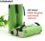 4PCS Liitokala new original NCR18650B 3.7V 3400mAh 18650 rechargeable lithium battery for Panasonic