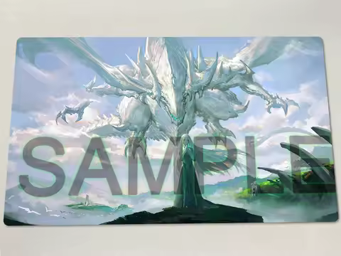 YuGiOh Prayers with Eyes of Blue Playmat Azure-Eyes Silver Dragon TCG CCG Mat Board Game Trading Car