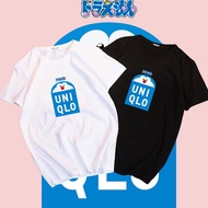 Hot Printed Graphic Short Sleeves Women Men White Black Tshirt Uniqlo Doraemon Unisex T Shirt Man Fashion Oversize Plus Size Top Tee Woman Loose S-5xl Sport Cotton Shirts Baju