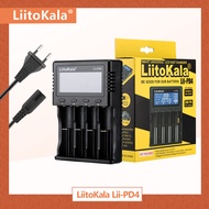 Liitokala Lii-S12 Lii-PD4 Lii-PD2 สมาร์ท 18650 แบตเตอรี่เครื่องชาร์จ NiMH LiFePO4 Li-Ion 3.7V 1.2V 2