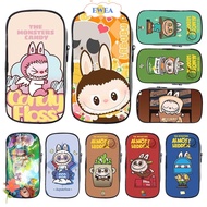 EWEA Pencil Cases, Cotton Cute Cartoon Labubu Pencil Bag,  Large Capacity Office School Supplies Storage Bag for Labubu