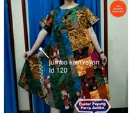 daster perca kain rayon Jumbo ld 120