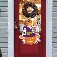 HELIX Halloween Flags, Ghost Eyeball Haunted House Pull Flags, Creative Pumpkin Print 3D Ghost Garde