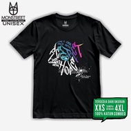 KATUN Monstreet Unisex T-Shirt Combed Cotton 24s Soft Cool Comfortable Black Regular Fit Combed Cott