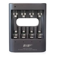 USB 4 槽 AA AAA 充電 Nimh Nicd 標準電池快速充電器 ybmckp USB 4 Slots AA AAA Rechargeable Nimh Nicd Standard Batt