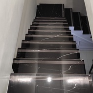 tangga granit 20x60 20x60 hitam motif/list plint/bebas Riques ukuran