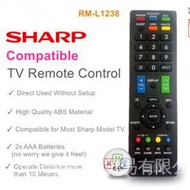 SHARP LED LCD TV REMOTE CONTROL RM-L1238 FOR GB225WJSA GA976WJSA GB217WJN1 GBIOIWJSA GB215WJN1 GB147WJSA GB291WJSA ..