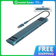 Multi Docking Station USB Type-A Type-C M.2 Nvme Ssd Converter Hub 4K Uhd Ap7868