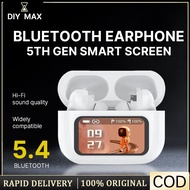 TWS Screen Wireless Bluetooth A9 Pro Earphones Supper Bass Smart Touch Screen Earbuds with microphon