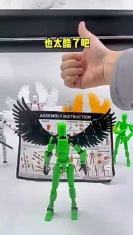 Not Assembled Action Figure Set Giant Sword Titan Robot Action Figure DIY Dummy Doll Ornament 3D Art