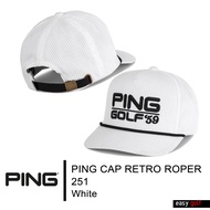 PING CAP RETRO ROPER 251 PING CAP MEN หมวกกอล์ฟ หมวกกีฬาผู้ชาย