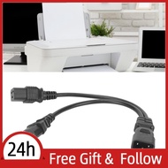 supergoodsales Y Splitter C14 to C13 and C19 Power Extension Cable  Single IEC 320 Male + Female Ada