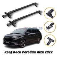 For ~ Perodua Alza 2022 Car Roof Rack Roof Bar Cross Bar Luggage Carrier Outdoor Anti Theft Lock [2 