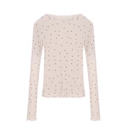 Maozhuxia Gw Tmall Douyin Chất Lượng phong cách Hàn Quốc Polka Dot áo mặc lót cho nữ Của Áo vest đan