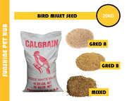 Bird Millet Bird Food Seed [White Millet][Mixed Millet] / Sambau Burung Makanan Burung 20KG