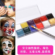 12 Colors Oil Paint Environmentally Friendly Halloween Makeup Oil Paint Body Paint Drama Makeup Face
