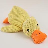 Mellow Dog Calming Duck The Mellow Toy with Quacking Sound for Indoor Dog-Yellow