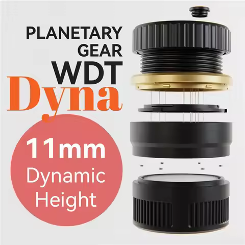 Coffee Blender Needle Distributor Height Adjustable Planetary Spinning Gear Spirograph Espresso WDT 