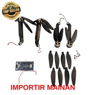 Parts drone E99S brushless board propeller set motor arm