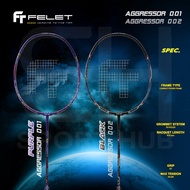SportHub Felet Aggressor 001/002 4U 82g 31LBS Racket Badminton Racket Raket Badminton 100% ORI By Fl