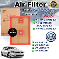 AIR FILTER GOLF MK7 1.4 / TIGUAN 1.4 / JETTA 1.4 / A3 1.4 （ 04E129620 ）