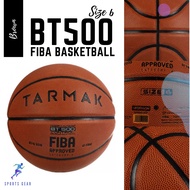 TARMAK ลูก บาสเก็ตบอล รุ่น BT500 FIBA เบอร์ 6 (สีน้ำตาล) ( Size 6 FIBA Basketball BT500 - Brown ) ลูกบาส ลูกบาสเก็ตบอล บาสเกตบอล Basketball